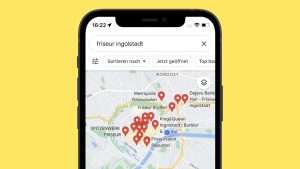 Friseursalon bei Google Maps